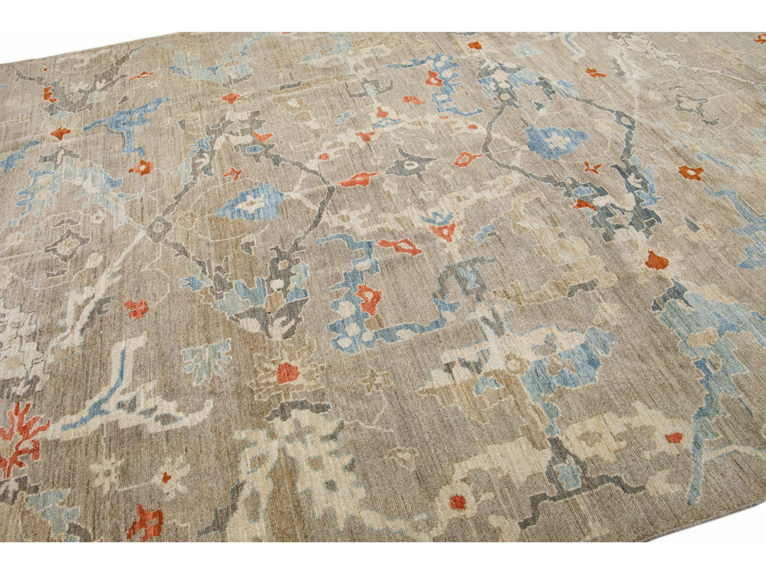 Modern Sultanabad Rug 9 X 13