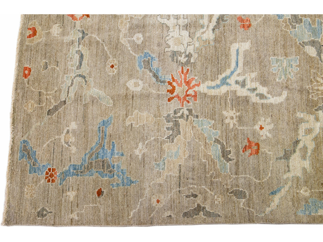 Modern Sultanabad Rug 9 X 13