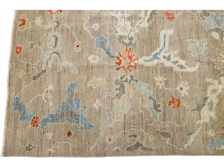 Modern Sultanabad Rug 9 X 13