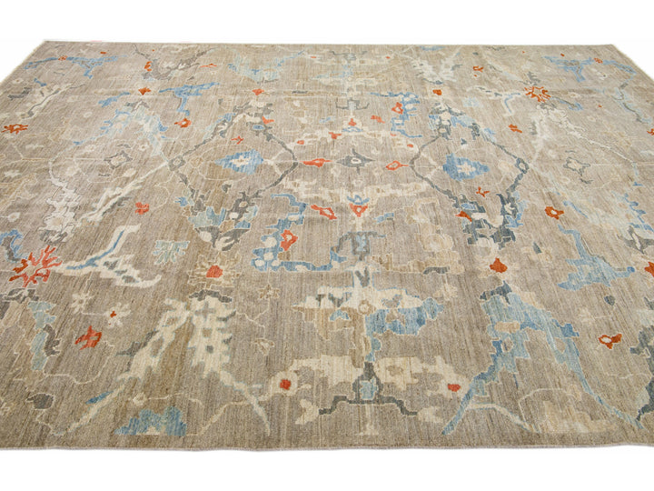 Modern Sultanabad Rug 9 X 13
