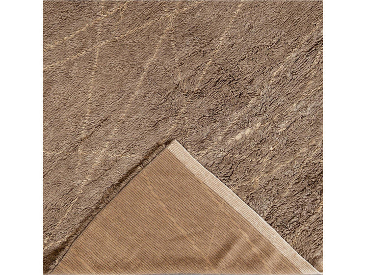 Modern Moroccan-Style Wool Rug 9 X 12