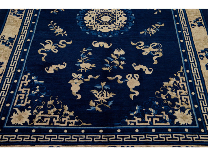 Antique Chinese Peking Wool Rug 5 X 8