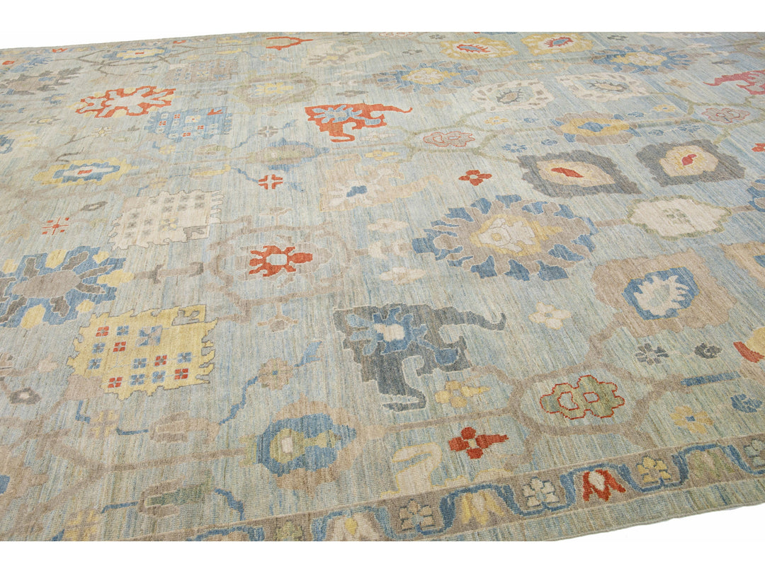 Modern Sultanabad Rug 12 X 20