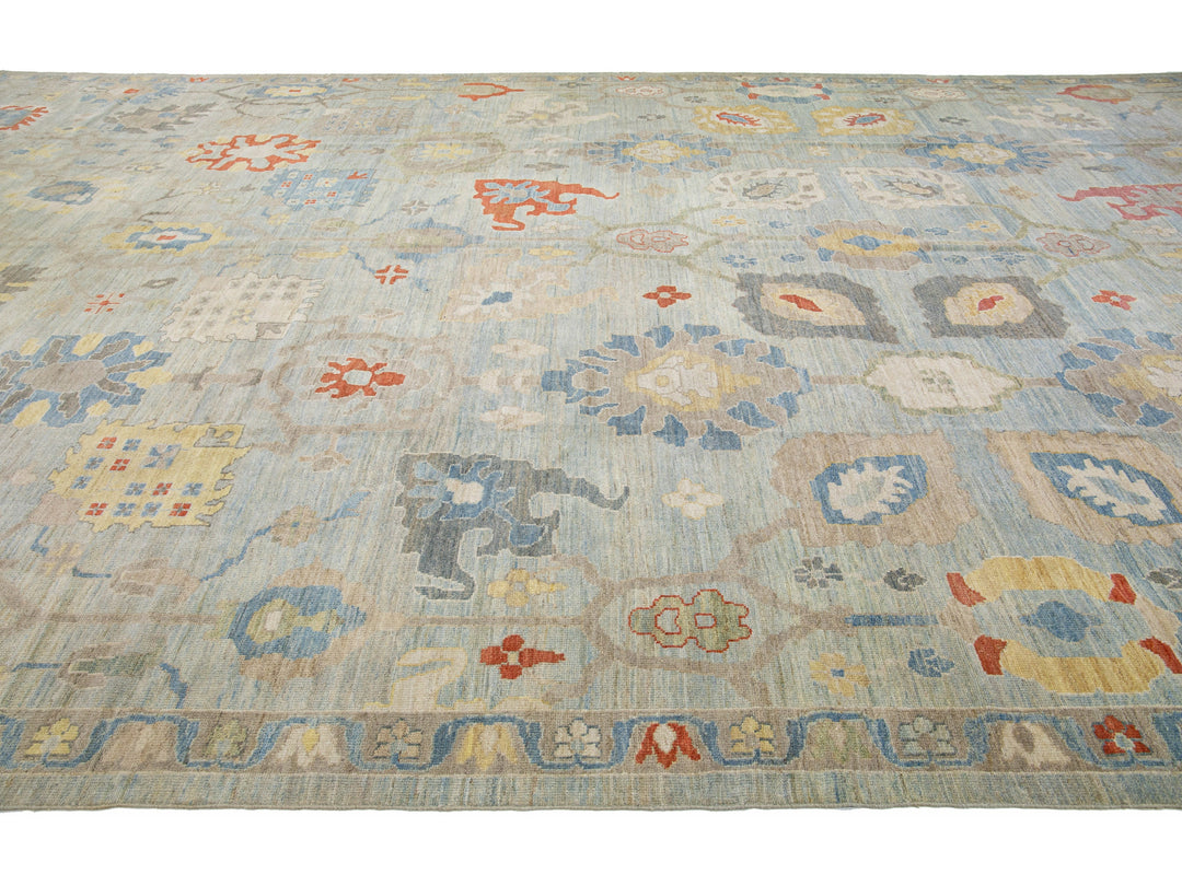 Modern Sultanabad Rug 12 X 20