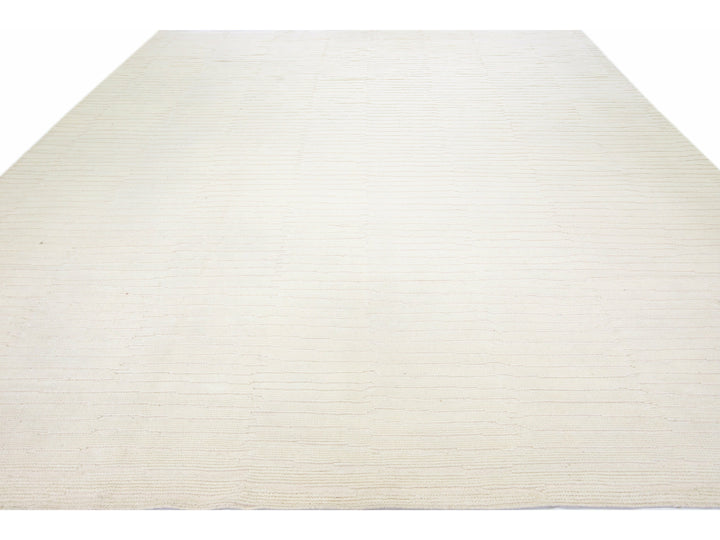 Modern Moroccan Wool Rug 10 X 14