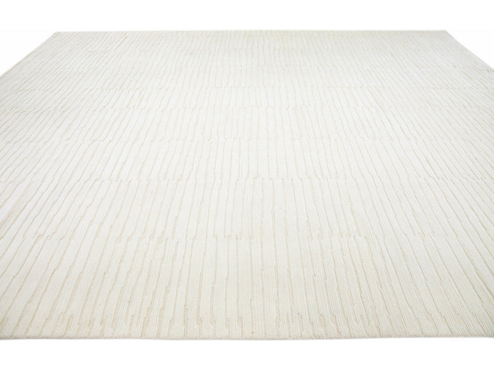 Modern Moroccan Wool Rug 10 X 14