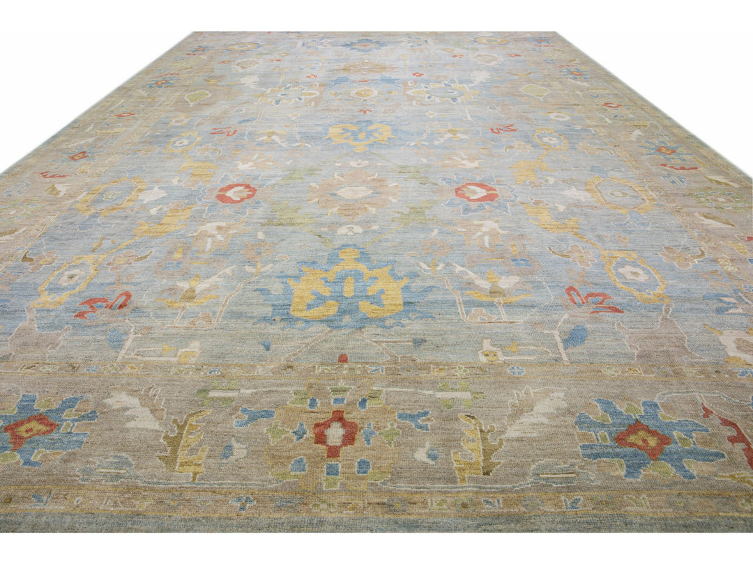 Modern Sultanabad Rug 13 X 21