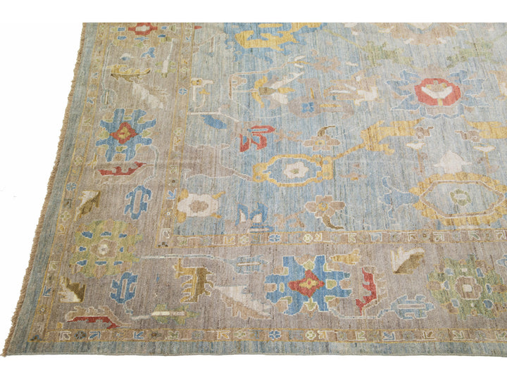 Modern Sultanabad Rug 13 X 21