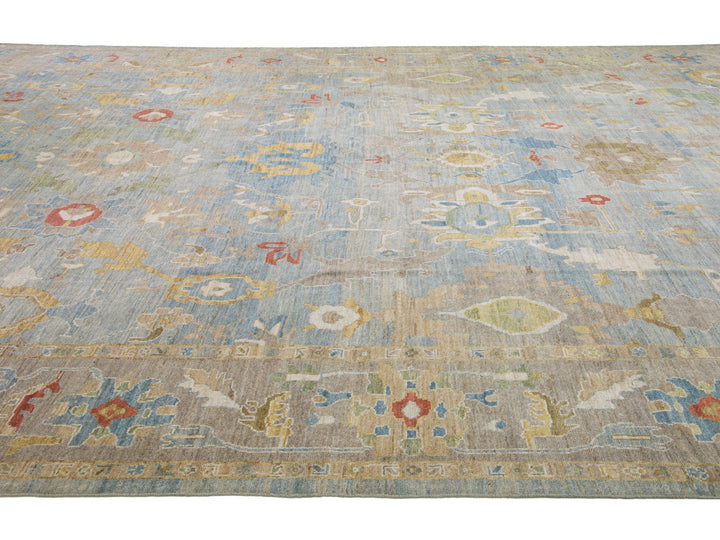 Modern Sultanabad Rug 13 X 21