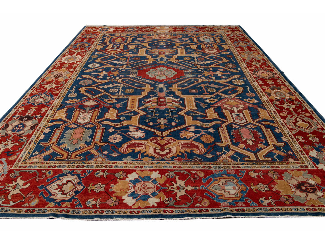 Vintage Turkish Wool Rug 10 X 14