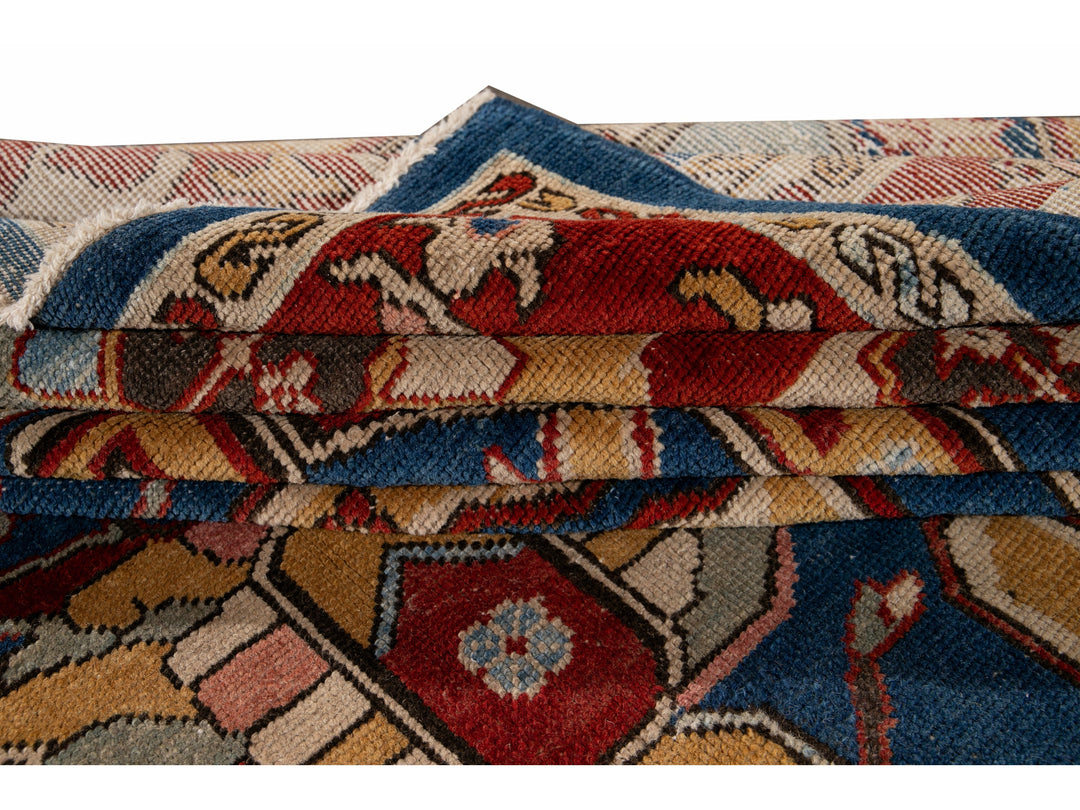 Vintage Turkish Wool Rug 10 X 14