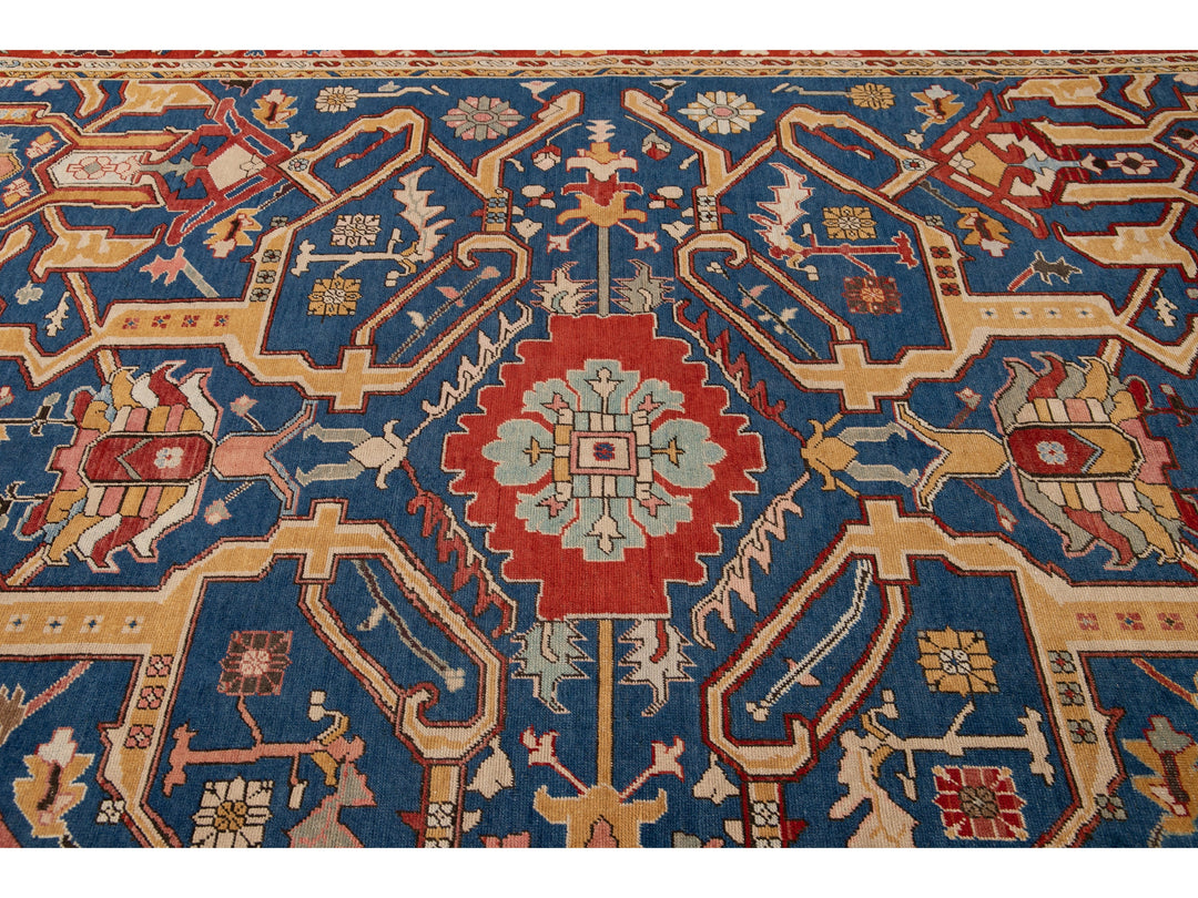 Vintage Turkish Wool Rug 10 X 14
