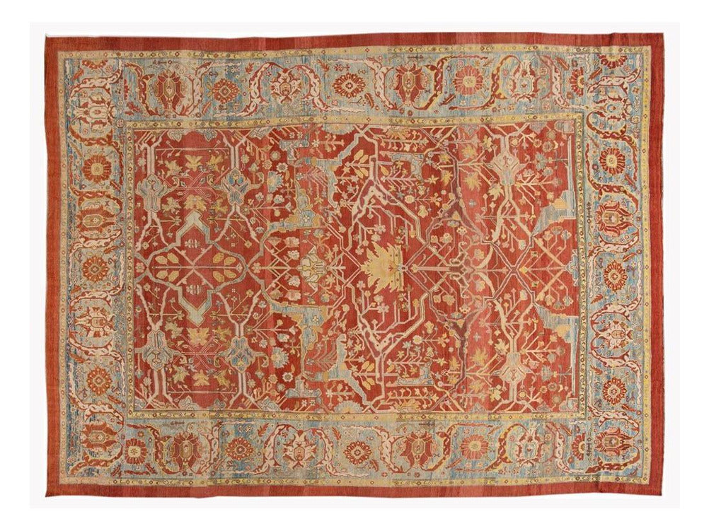 Vintage  Bakshaish wool Rug 14 X 18