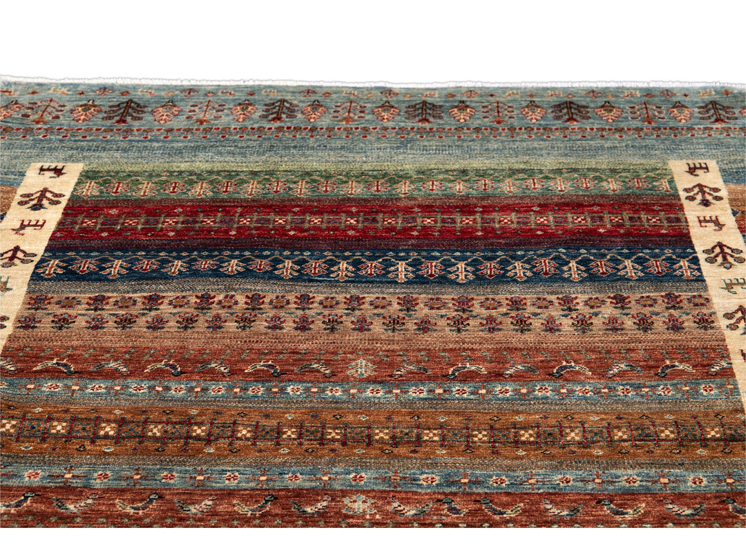 Modern Gabbeh-Style Rug 5 X 8
