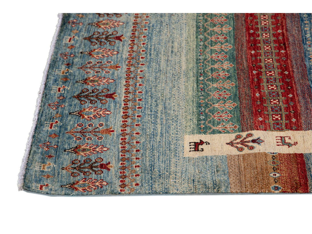 Modern Gabbeh-Style Rug 5 X 8