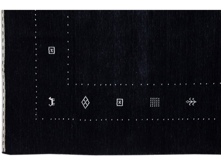 Modern Gabbeh Wool Rug 10 X 14