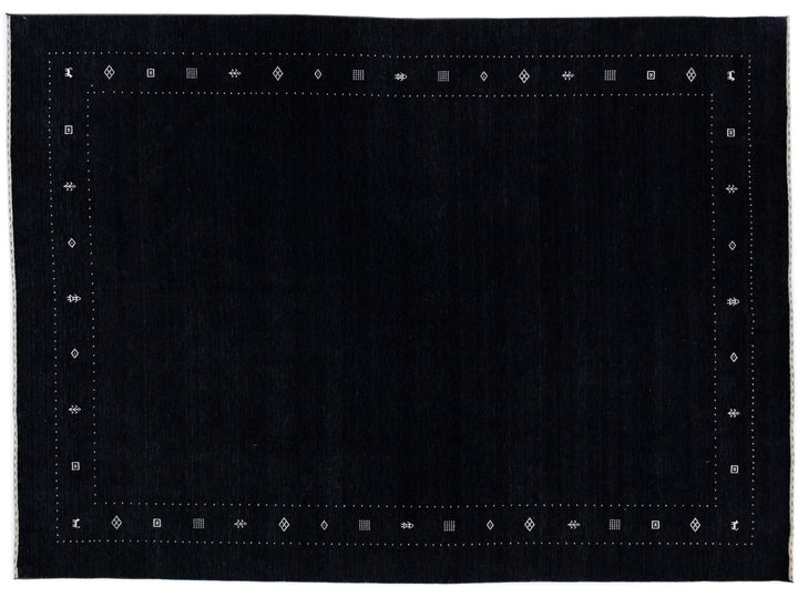 Modern Gabbeh Wool Rug 10 X 14