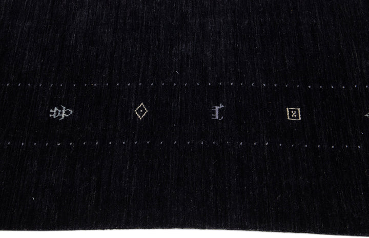 Modern Gabbeh Wool Rug 12 X 15