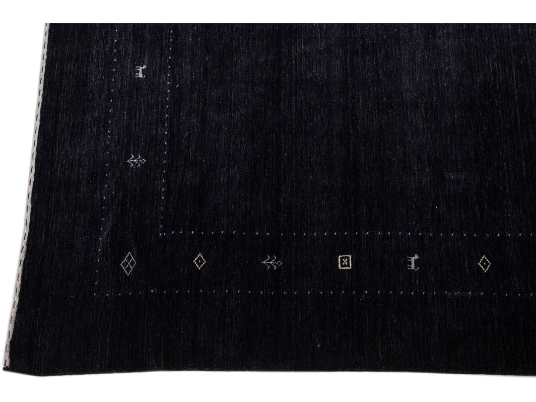 Modern Gabbeh Wool Rug 12 X 15