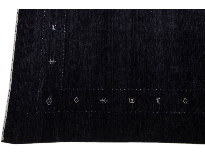 Modern Gabbeh Wool Rug 12 X 15