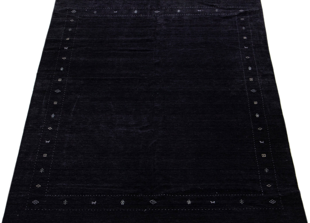 Modern Gabbeh Wool Rug 12 X 15