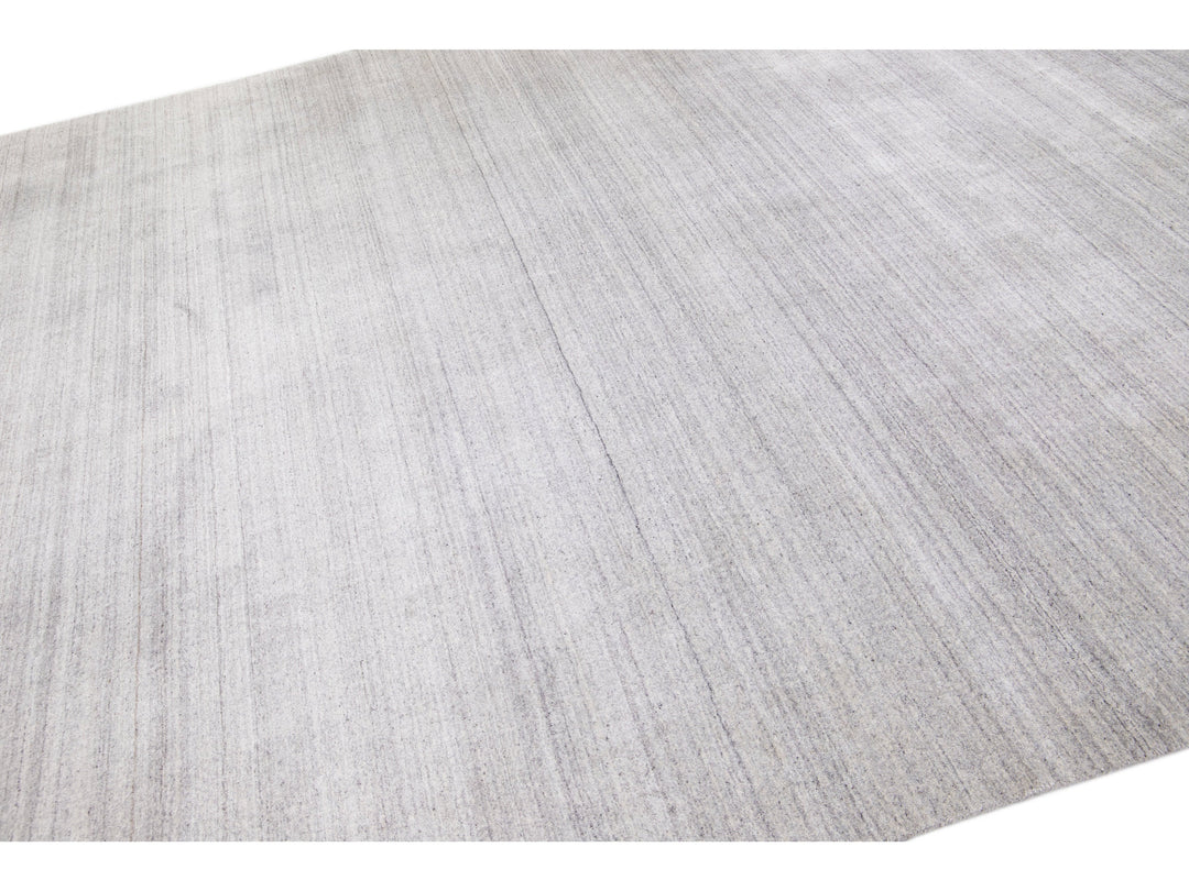 Modern Gabbeh Wool Rug 9 X 11