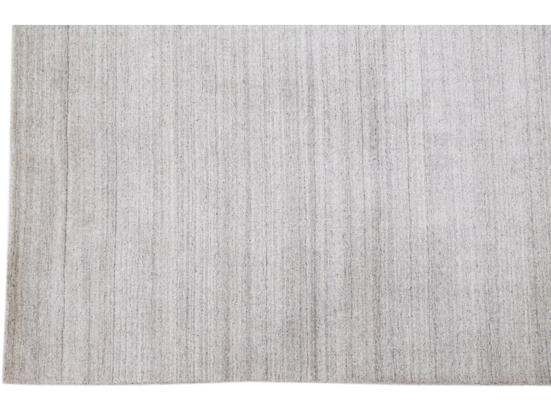 Modern Gabbeh Wool Rug 9 X 11