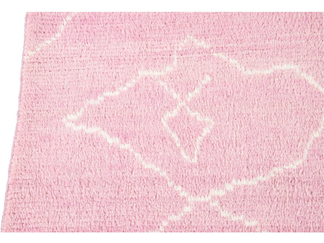 Modern Moroccan Style Wool Rug 8 X 11