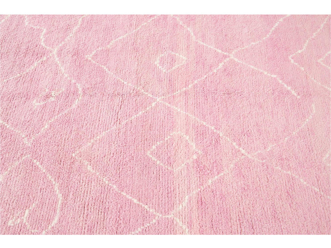 Modern Moroccan Style Wool Rug 8 X 11