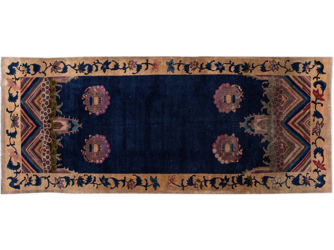 Antique Art Deco Chinese Rug 6 X 14