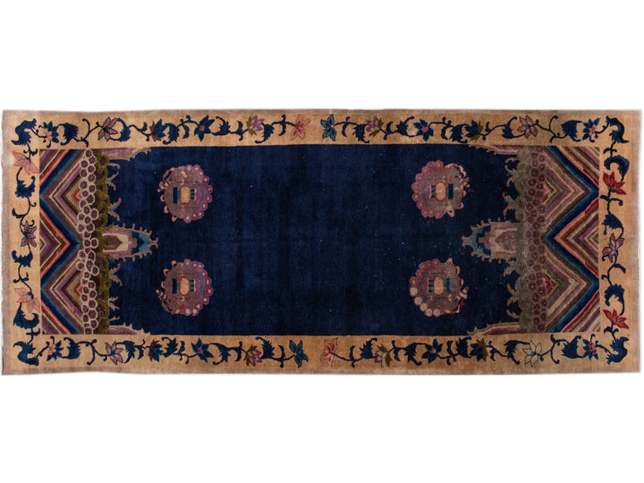 Antique Art Deco Chinese Rug 6 X 14