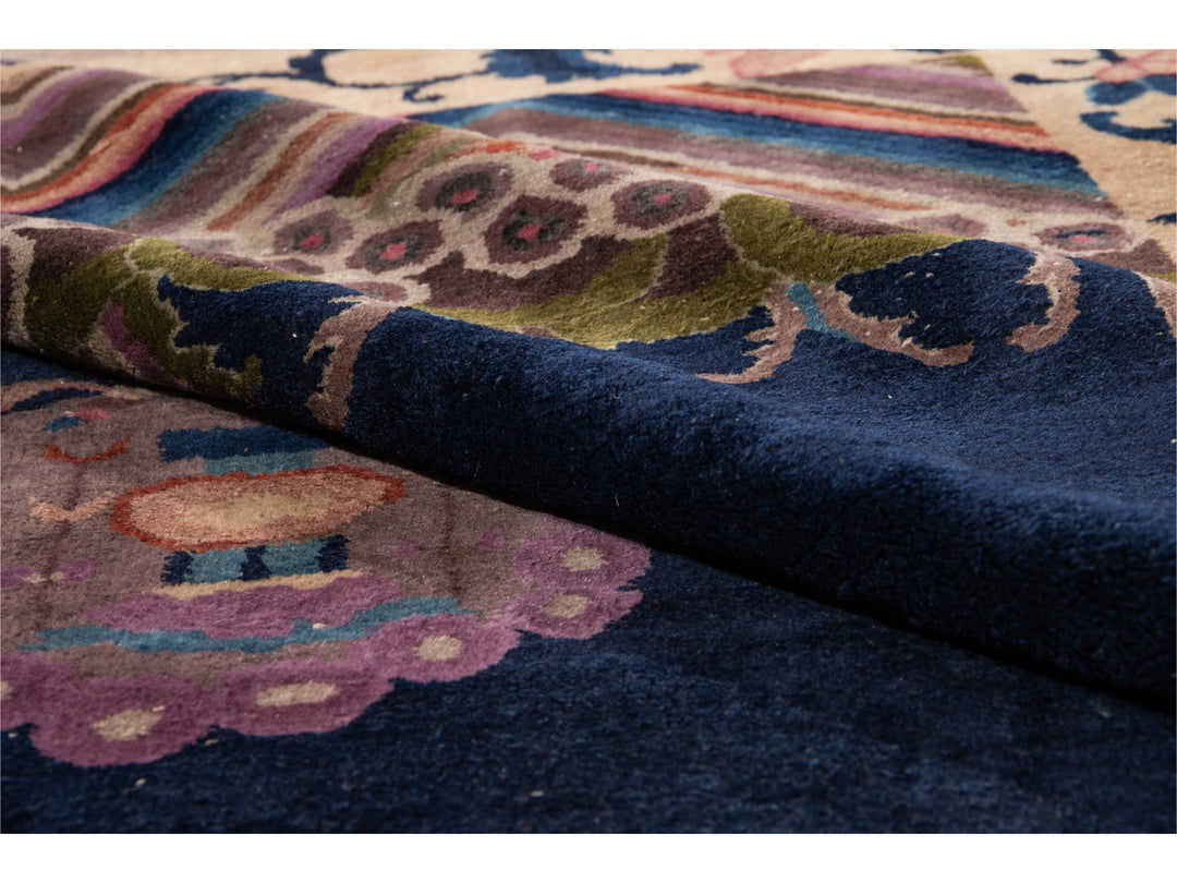 Antique Art Deco Chinese Rug 6 X 14