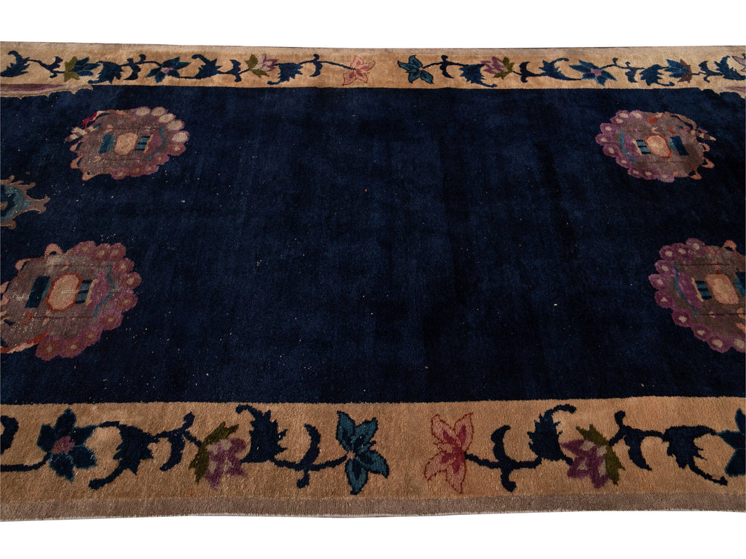 Antique Art Deco Chinese Rug 6 X 14