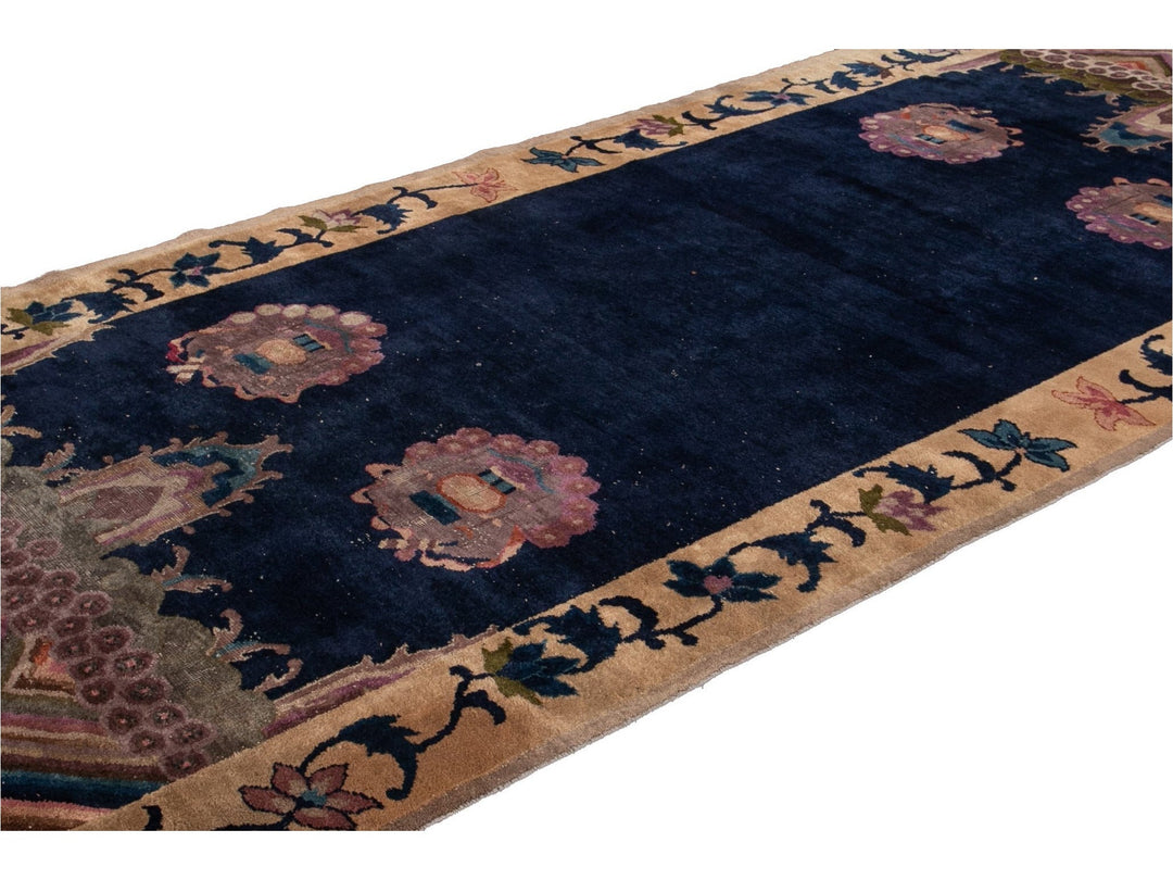 Antique Art Deco Chinese Rug 6 X 14