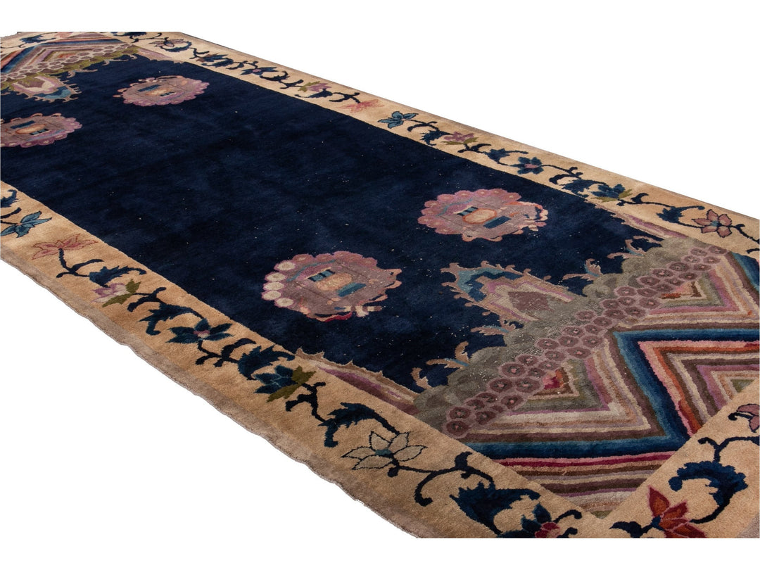 Antique Art Deco Chinese Rug 6 X 14
