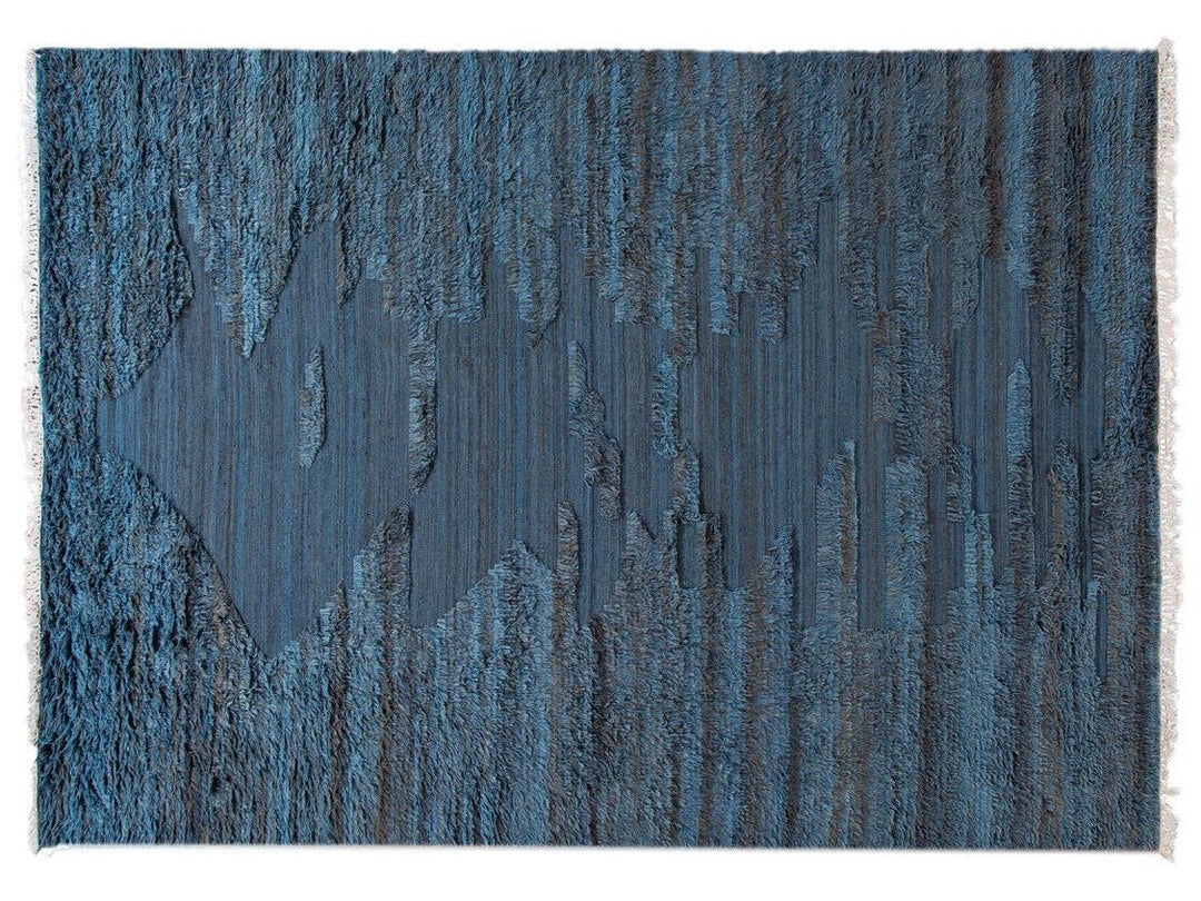 Modern Moroccan Berber Wool Rug 10 X 14