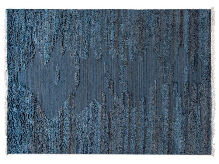 Modern Moroccan Berber Wool Rug 10 X 14