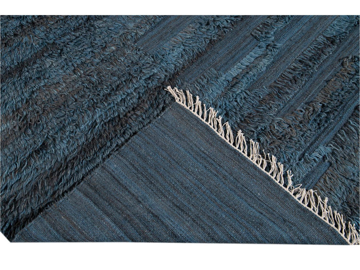 Modern Moroccan Berber Wool Rug 10 X 14