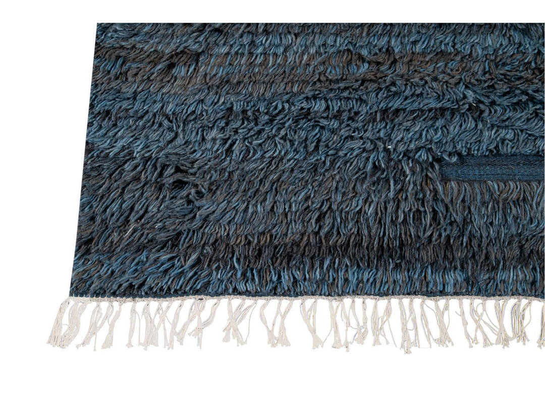 Modern Moroccan Berber Wool Rug 10 X 14