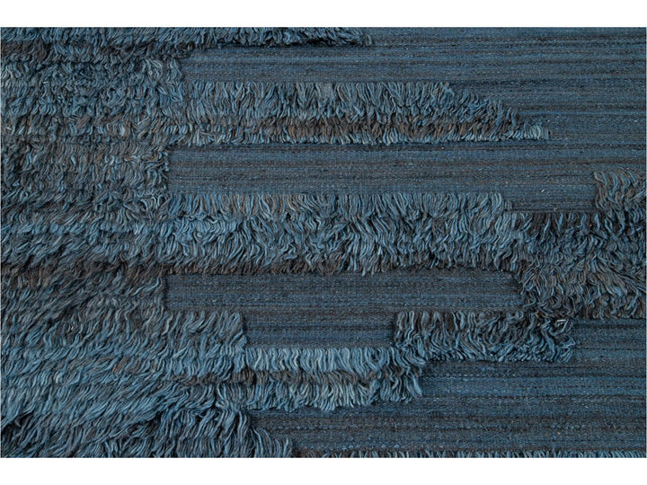 Modern Moroccan Berber Wool Rug 10 X 14