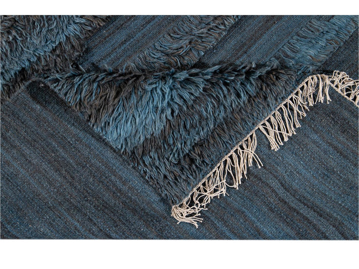 Modern Moroccan Berber Wool Rug 9 X 12