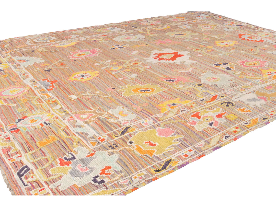 Modern Turkish Tulu Wool Rug 12 X 16