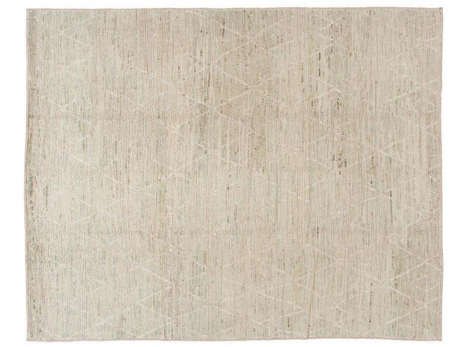 Modern Moroccan-Style Wool Rug 9 X 11