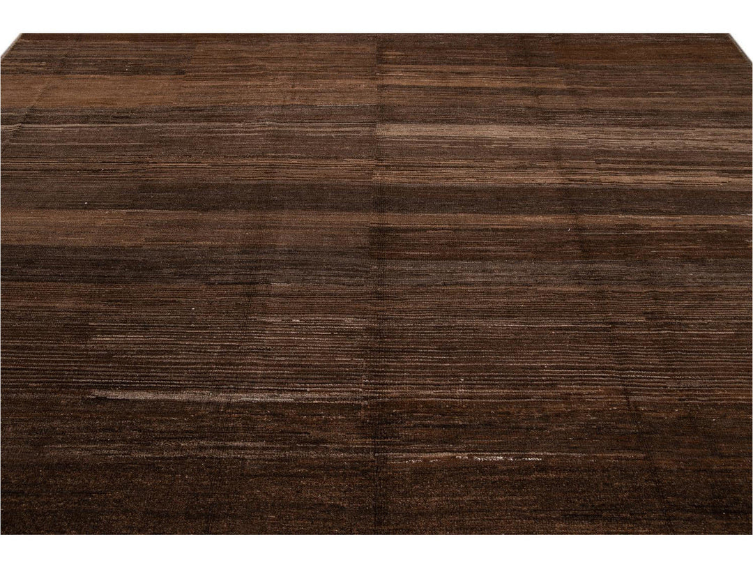 Modern Moroccan-Style Wool Rug 10 X 14