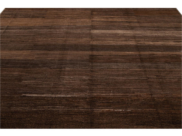 Modern Moroccan-Style Wool Rug 10 X 14