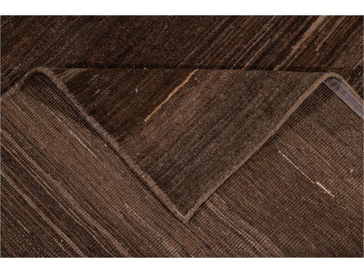 Modern Moroccan-Style Wool Rug 10 X 14