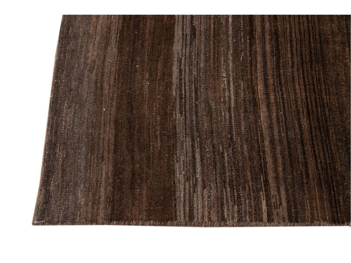 Modern Moroccan-Style Wool Rug 10 X 14