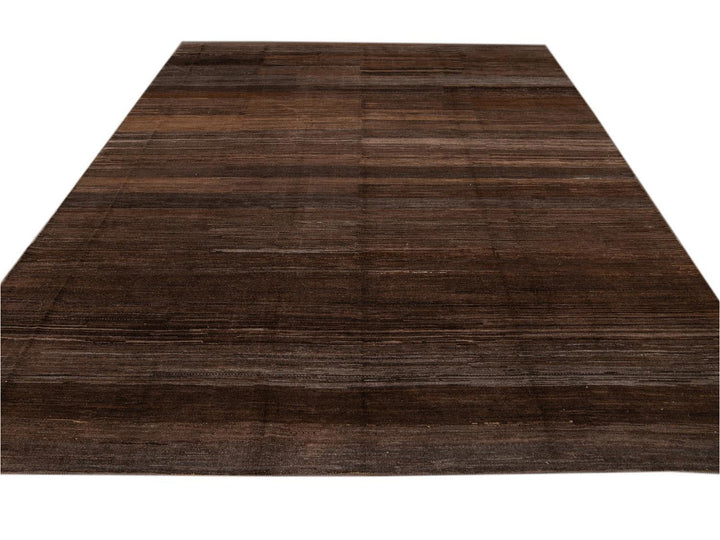 Modern Moroccan-Style Wool Rug 10 X 14
