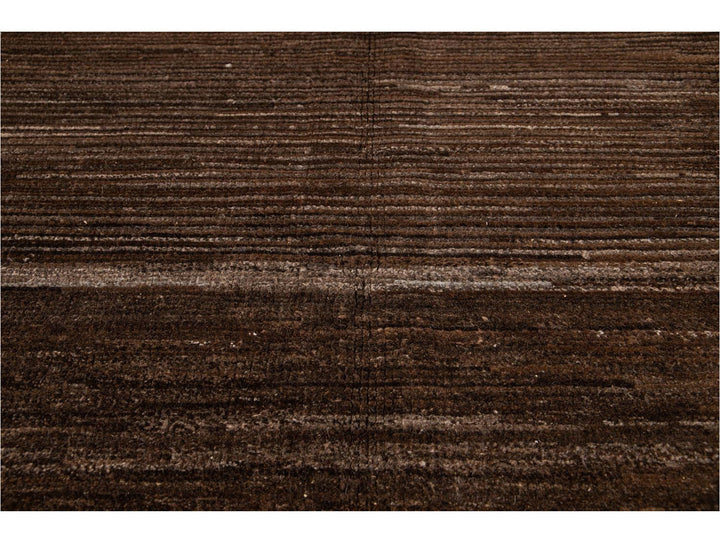 Modern Moroccan-Style Wool Rug 10 X 14