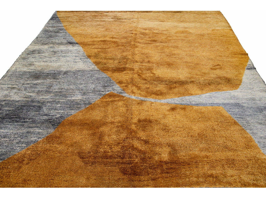 Modern Moroccan Wool Rug 10 X 12